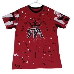 Red Ape Graphic T-Shirt Mens XL Red Logo Spell Out‎ Streetwear Hip Hop